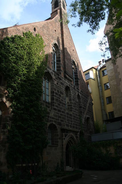 Norimberga/Nürnberg, Klarachirche/St. Klara Kloster: il convento delle clarisse nel quale visse Caritas Pirckheimer, la suora che protestò contro Melantone e la Riforma protestante
