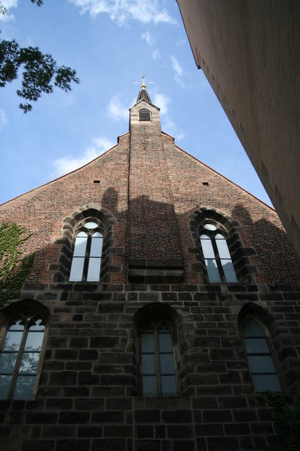 Norimberga/Nürnberg, Klarachirche/St. Klara Kloster: il convento delle clarisse nel quale visse Caritas Pirckheimer, la suora che protestò contro Melantone e la Riforma protestante