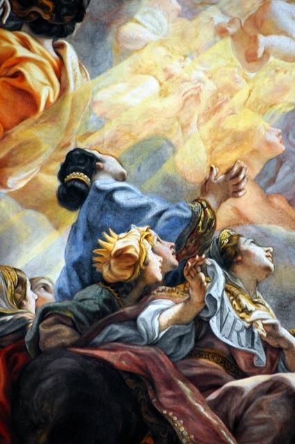 Chiesa del Gesù4 - Gruppo di beati del Baciccia