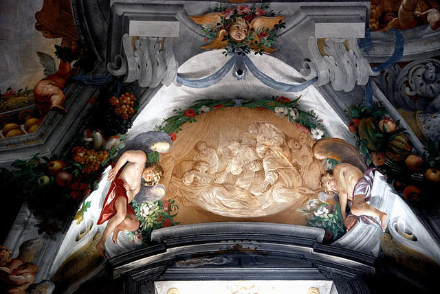 Santi Domenico e Sisto3 - Trompe l'oeil