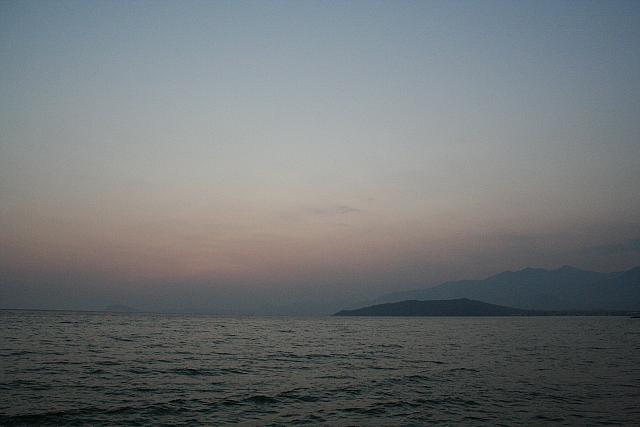 Il promontorio di Gaeta ed il Monte d'Oro, visti dalla base del Monte d'Argento