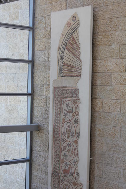 Mosaici cristiani bizantini all'aeroporto Ben Gourion di Lod/Tel aviv