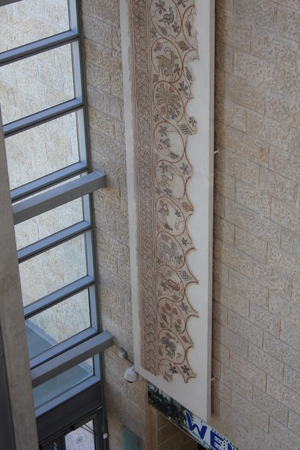 Mosaici cristiani bizantini all'aeroporto Ben Gourion di Lod/Tel aviv