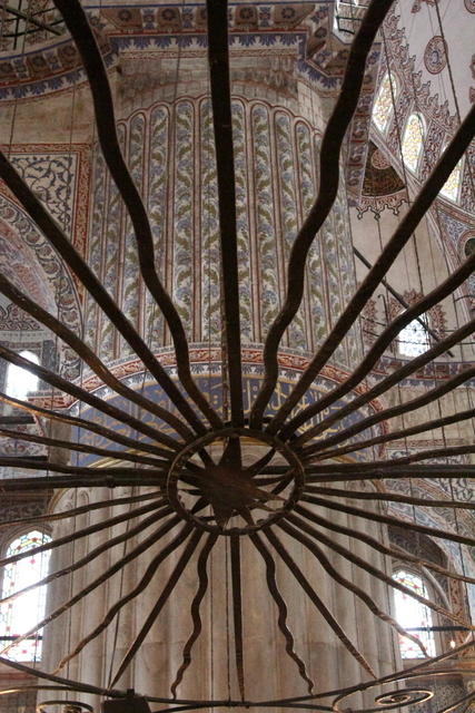 Moschea Blu, interni, Istanbul. Foto di Paolo Cerino