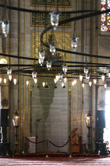 Moschea Blu, interni, Istanbul. Foto di Paolo Cerino