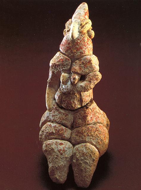 Museo d'Israele: statuetta della Grande Madre (VI millennio a.C.)