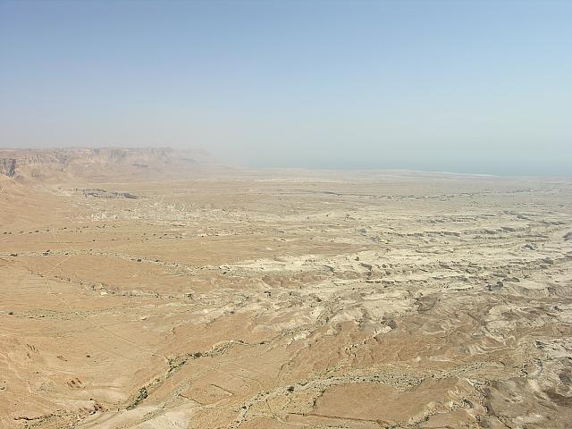Masada: panorama dalla fortezza