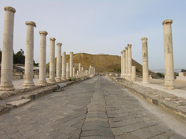 Bet Shean: via colonnata