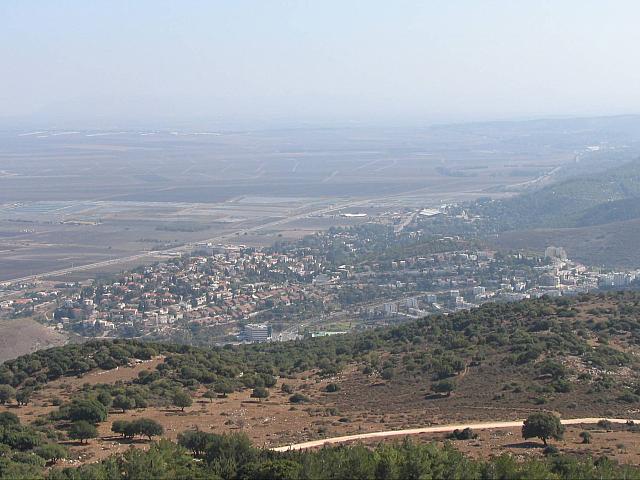 Panorama dal monte Carmelo