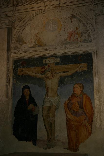 Assisi, S.Maria Maggiore, Crocifissione di Dono Doni