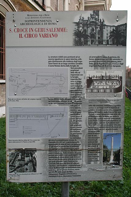 Pannello esplicativo del Circo Variano