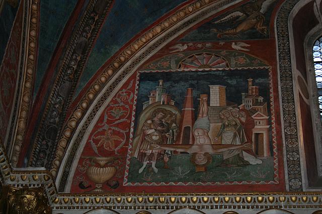 Sancta sanctorum, crocifissione di S. Pietro