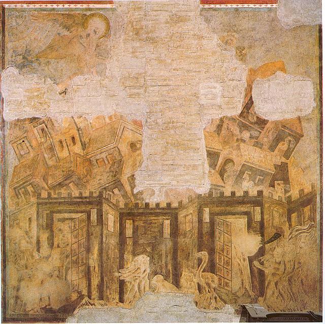 Cimabue, transetto sinistro, La caduta di Babilonia