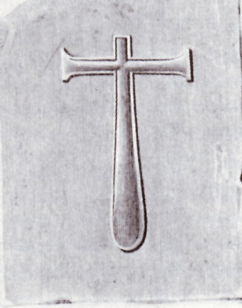 La croce di Pompei, nella Casa di Pansa