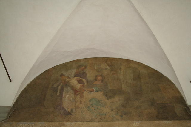 Storie di Elia nel chiostro della Chiesa del Carmine