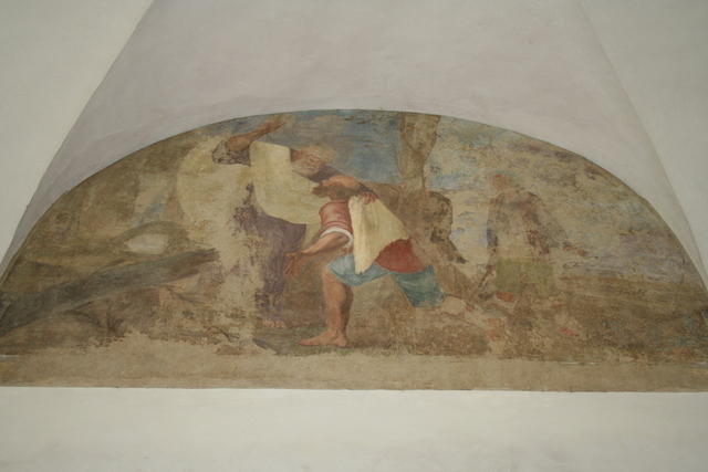 Storie di Elia nel chiostro della Chiesa del Carmine