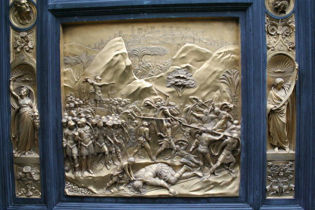 Ghiberti, Porta del Paradiso: 9/ Storie di Davide