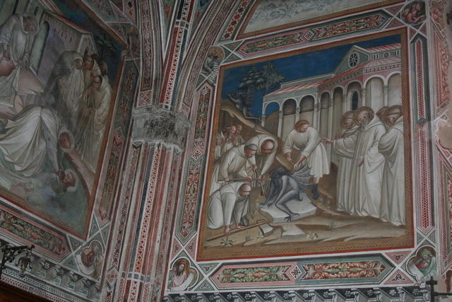 San Miniato, Spinello Aretino, Storie di San Benedetto, 13