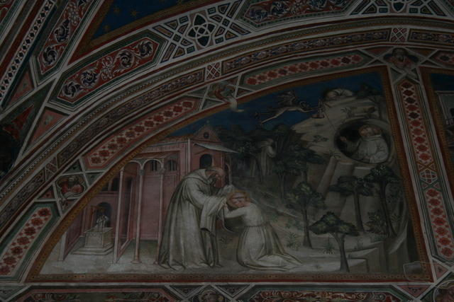 San Miniato, Spinello Aretino, Storie di San Benedetto, 3