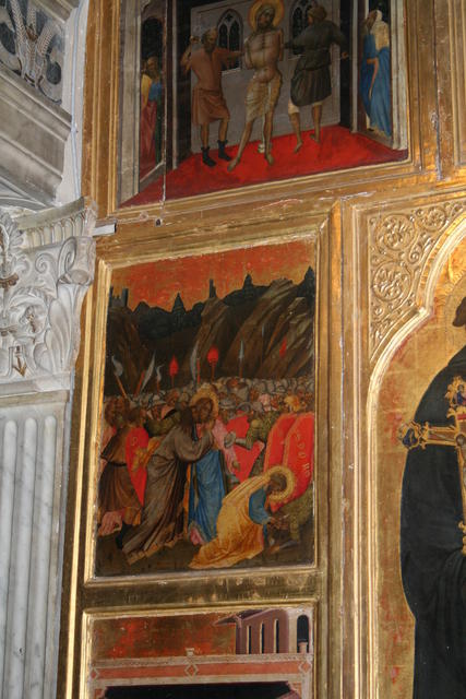 San Miniato, Taddeo Gaddi, Bacio di Giuda