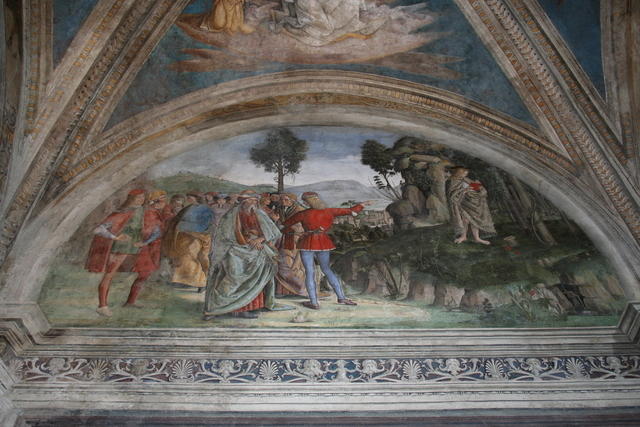 Pinturicchio, San Bernardino giovane in preghiera