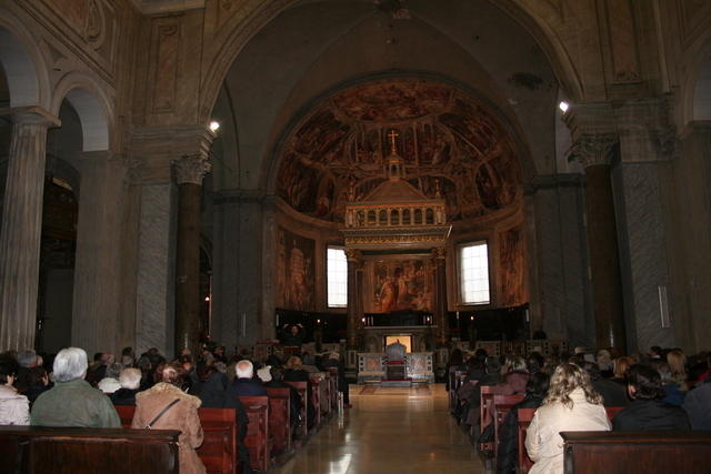 Incontro sulla storia della chiesa di Roma in S.Pietro in Vincoli del 12/1/2008