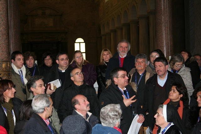 Incontro sulla storia della chiesa di Roma in S.Pietro in Vincoli del 12/1/2008