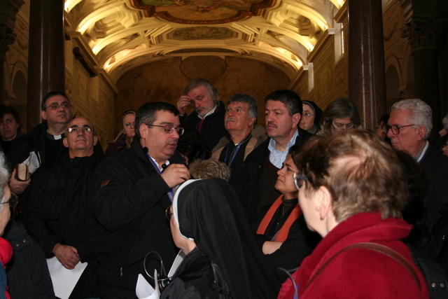 Incontro sulla storia della chiesa di Roma in S.Pietro in Vincoli del 12/1/2008