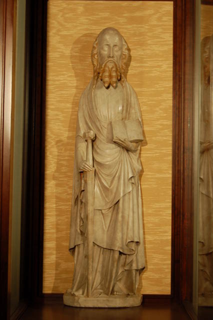 Statua di San Paolo nel Museo di Santa Croce in Gerusalemme a Roma