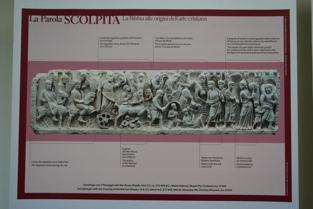 Sarcofago con il Passaggio del Mar Rosso