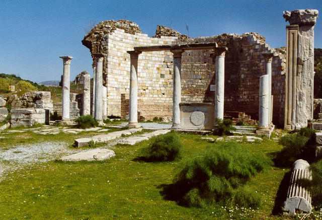 Efeso: la basilica del Concilio (clicca sull'immagine per leggere sul Concilio di Efeso del 431 d.C.)