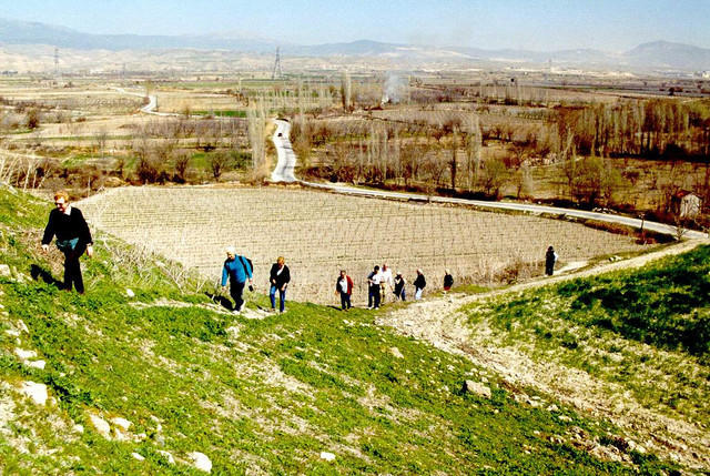 La collina non ancora scavata dell'antica Colossi (oggi Honaz)