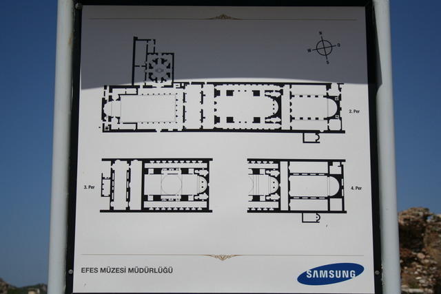 Efeso: pianta della basilica del Concilio