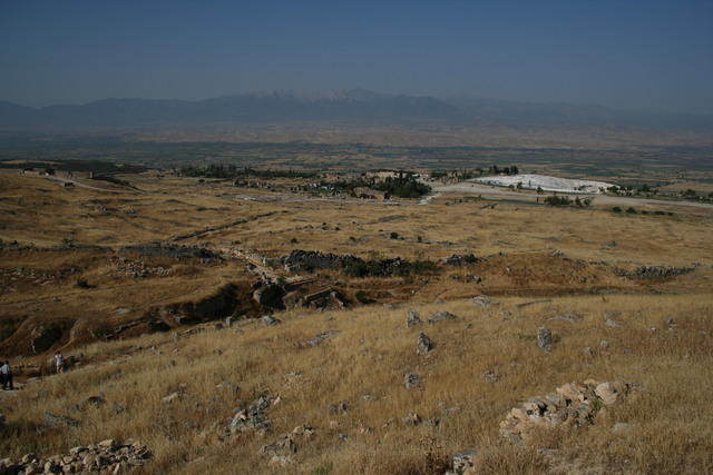 Gerapoli (Hierapolis): panorama dal martirion di Filippo