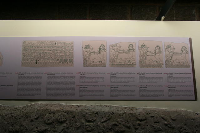 Ankara, Museo delle civiltà anatoliche: pannello su rilievi neo-hittiti