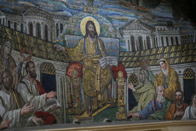 Mosaico absidale di Santa Pudenziana (fine IV-inizi V secolo d.C.)