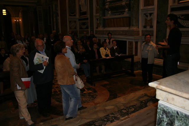 Corso di storia della chiesa per i catechisti, nella basilica di S. Pudenziana