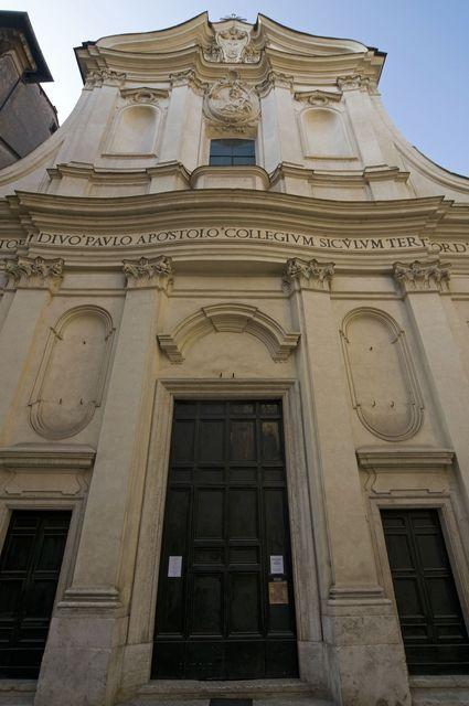 S. Paolo alla Regola, tradizionale residenza di Paolo in libertà vigilata, secondo la finale di Atti (clicca per il testo)