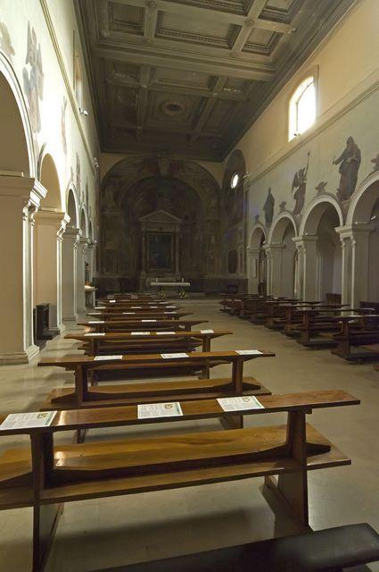 Basilica di Santa Prisca all'Aventino, tradizionalmente legata ai romani Aquila e Priscilla (clicca per il testo)