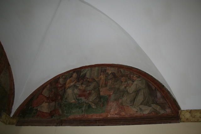 San Pietro in Montorio: storie di san Francesco, I chiostro