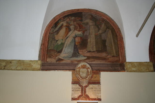 San Pietro in Montorio: storie di san Francesco, I chiostro