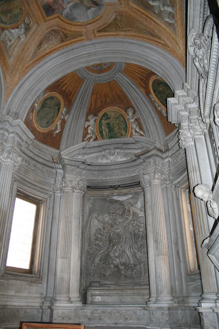 San Pietro in Montorio: cappella Raymondi del Bernini, con l'Estasi di S. Francesco del Baratta