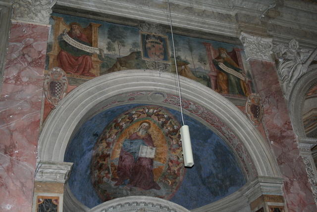 San Pietro in Montorio: Padre eterno e profezie veterotestamentarie