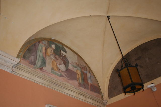 San Pietro in Montorio: storie di san Francesco, II chiostro