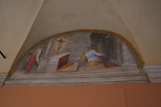 San Pietro in Montorio: storie di san Francesco, II chiostro