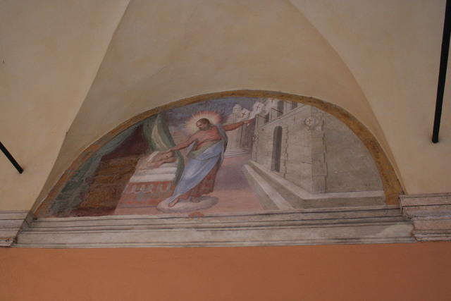 San Pietro in Montorio: storie di san Francesco, II chiostro