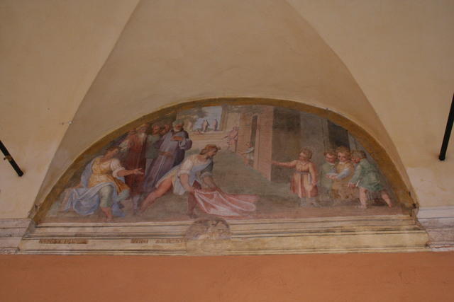 San Pietro in Montorio: storie di san Francesco, II chiostro