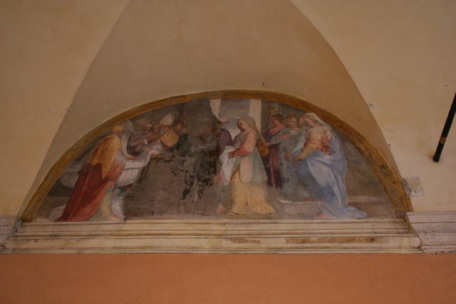 San Pietro in Montorio: storie di san Francesco, II chiostro