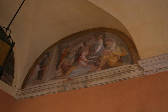 San Pietro in Montorio: storie di san Francesco, II chiostro