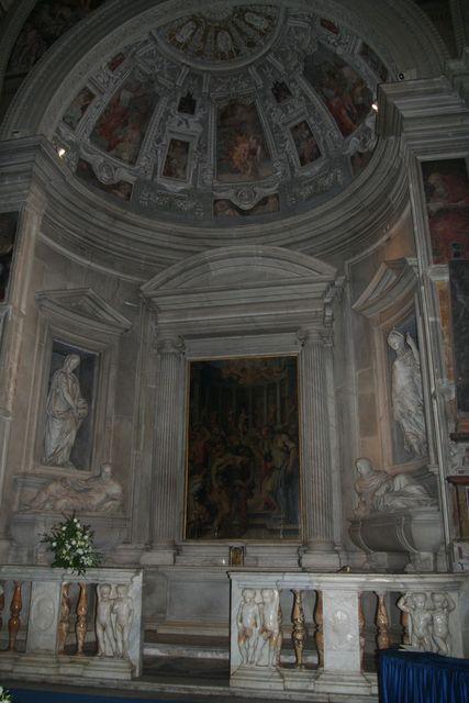 San Pietro in Montorio, cappella Del Monte con la Conversione di S. Paolo di Giorgio Vasari